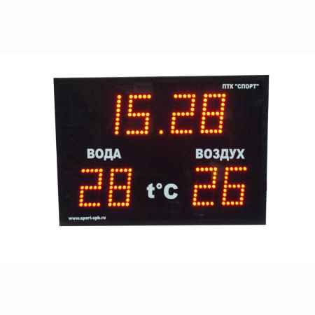 Купить Часы-термометр СТ1.16-2t для бассейна в Верхняяпышме 
