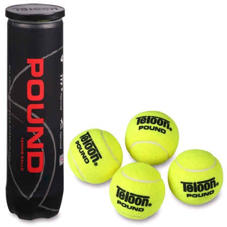 Купить Мяч для большого тенниса Teloon 828Т Р4  (4 шт) в Верхняяпышме 