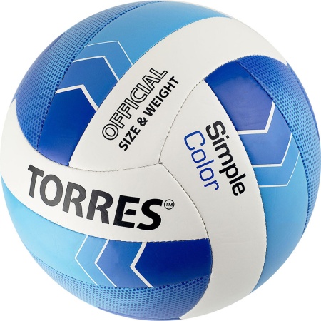 Купить Мяч волейбольный Torres Simple Color любительский р.5 в Верхняяпышме 